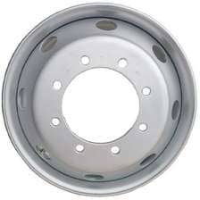 Колесный диск JST ЗИЛ-4331, 130 на бескамерку 7.50х22.5/8х275 D221 ET169 (уп) серебристый с вент.